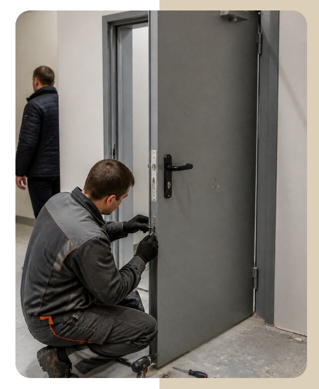 Ремонт противопожарной двери в Угличе по цене 6773 р. | ДвериЛегко-Глч