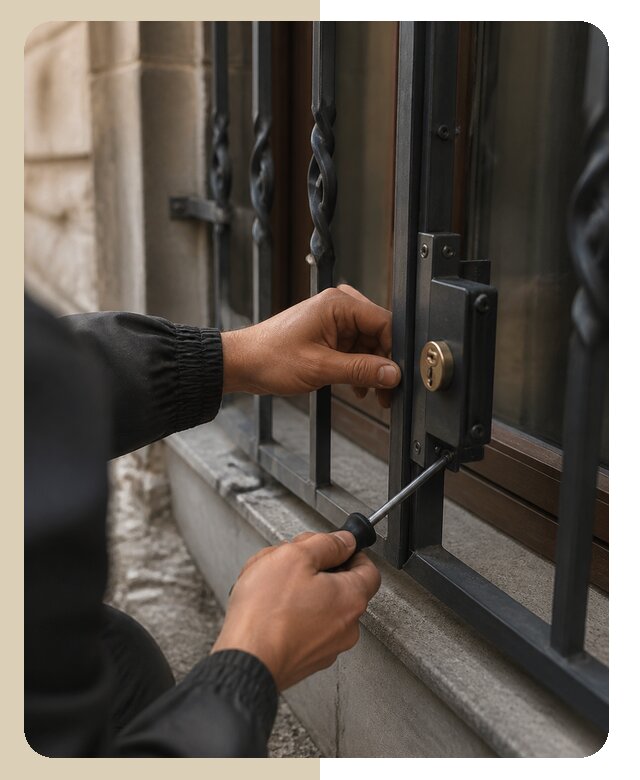 Профессиональная замена замка оконной решетки в Угличе